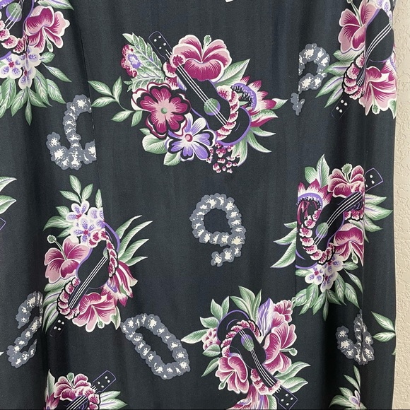 Tommy Bahama Silk Floral Maxi Dress Sz M - Picture 2 of 8